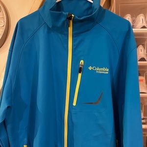 Mens Columbia Titanium Omni-Heat Insulated Jacket, Blue (Size - XXL) NEW